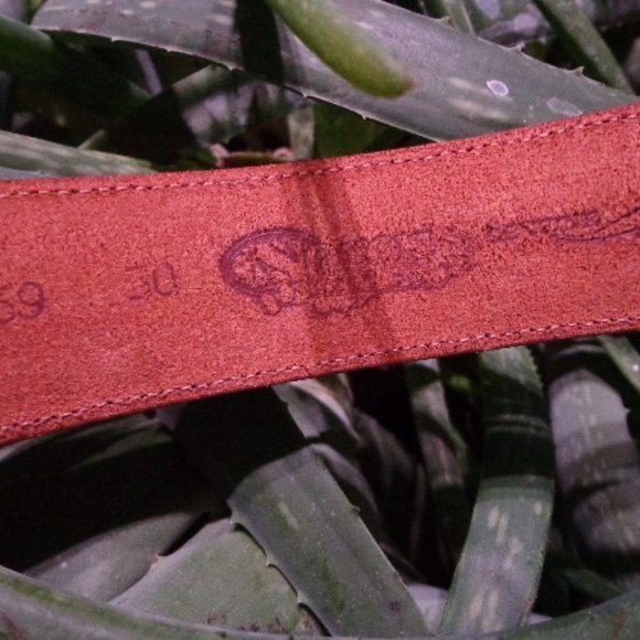 New Nocona Genuine Lizard Leather Western Belt 30 main image 6